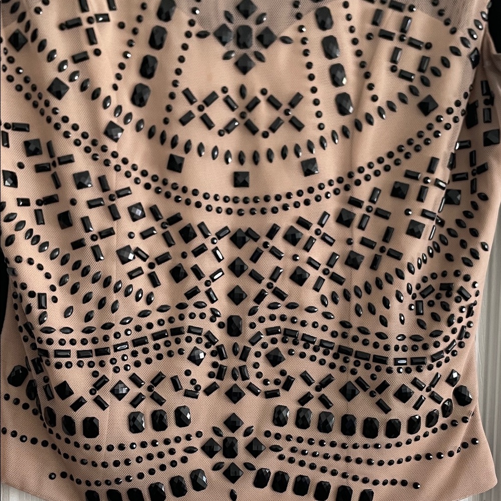Marciano Black Embellished Blouse